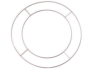 Polotovary - Dvojitý kovový kruh na lapač snov/na dekorovanie (Ø45 cm) - 15097183_