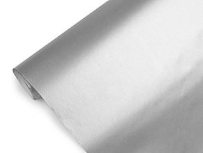 Obalový materiál - Baliaci papier 0,7x2 m (Strieborná) - 15098474_