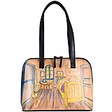 Kabelky - Ručne maľovaná kabelka inšpirovaná motívom Vincent Van Gogh - Spálňa - 15101042_