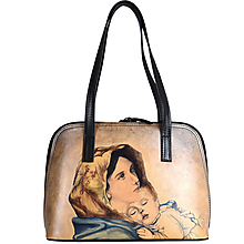 Kabelky - Ručne maľovaná kabelka inšpirovaná motívom Roberto Ferruzzi - Madonnina - 15101131_