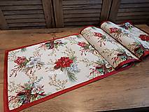 Úžitkový textil - Štóla vianočné ruže - 15099873_