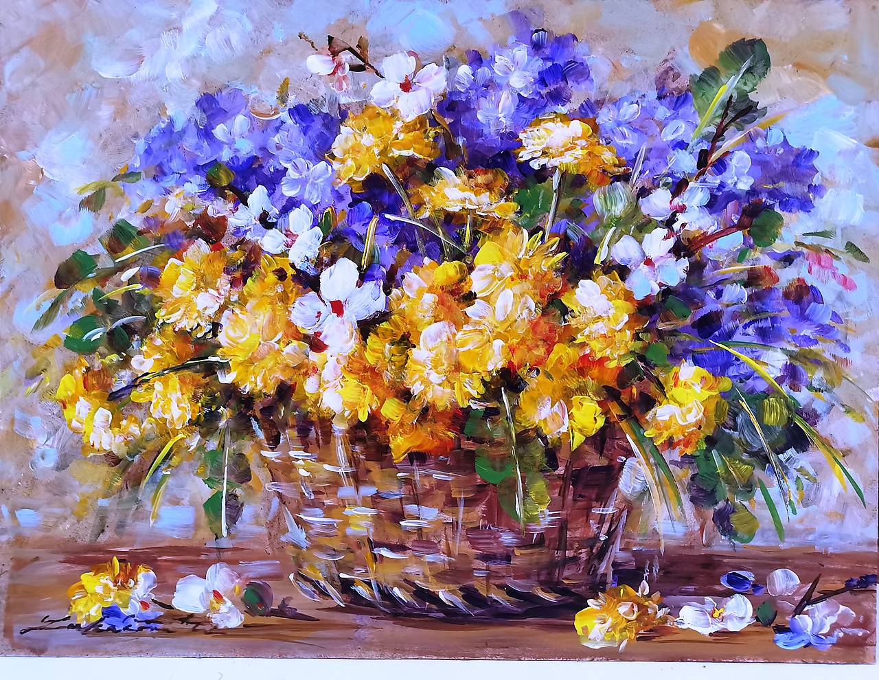 Orgován s púpavami