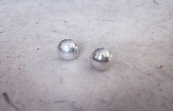 Náušnice - Svadobné napichovacie náušnice so sladkovodnými perlami - 15100771_