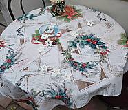 Úžitkový textil - Vianočný obrus,,Happy New Year" - 15107090_
