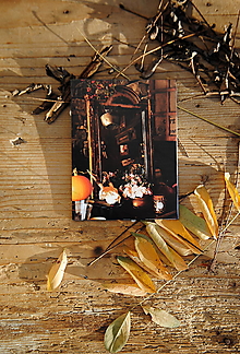 Magnetky - "Witch kitchen II ", magnetka/velikost pohlednice/ - 15105936_