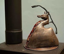 Sochy - Keramika, Koník Bronz - 15104068_