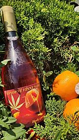Alkoholické nápoje - Konopný vínny nápoj - Horký pomaranč - 15106792_