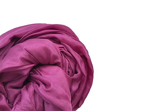 Šály a nákrčníky - "red violet" hodvábny šál (pléd, štóla) skladom:-) - 15105757_