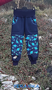 Detské oblečenie - Softshellové nohavice zimní 30/15 "dino" vel.92 IHNED - 15110469_