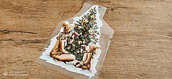 Papier - Nažehľovacia nálepka -Christmas Time- 16,5 x 24cm - 15112094_