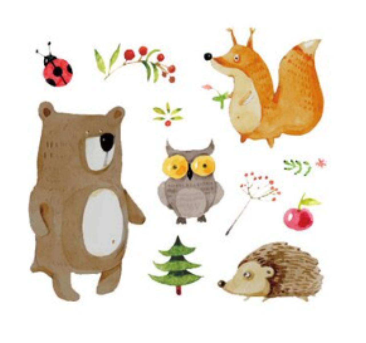 NZ102 Nažehlovačka zvieratká 15 x 15 cm