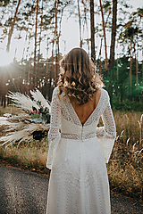 Šaty - Celokrajkové svadobné šaty z hrubšej krajky rôzne vzory - 15110127_