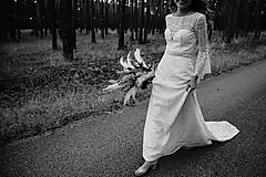 Šaty - Celokrajkové svadobné šaty z hrubšej krajky rôzne vzory - 15110129_