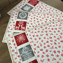 Úžitkový textil - Prestieranie malé -  scandi vianoce - 15112213_