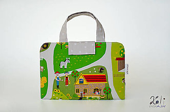 Detské tašky - Detský kufrík - pastelkovník Farma - 15116050_