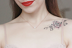Náhrdelníky - Minimalistický náhrdelník v prevedení ružové zlato s mesačným kameňom (Rosegold-filled, plnený 14kt zlatom) - 15118931_
