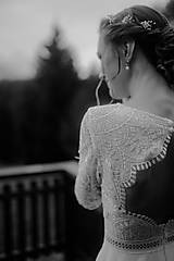 Šaty - Svadobné šaty s holým chrbátom - 15118166_