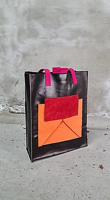 Veľké tašky - MULTIVITAMÍN kožená shopper kabelka - 15118651_