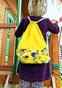 Detské tašky - Detský batoh (28×36 cm - Žltá) - 15119916_
