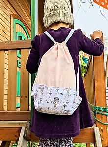 Detské tašky - Detský batoh (28×34 cm - Ružová) - 15119917_