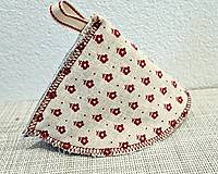 Úžitkový textil - Chňapka kuchynská  malá na pokrievku - 15117732_