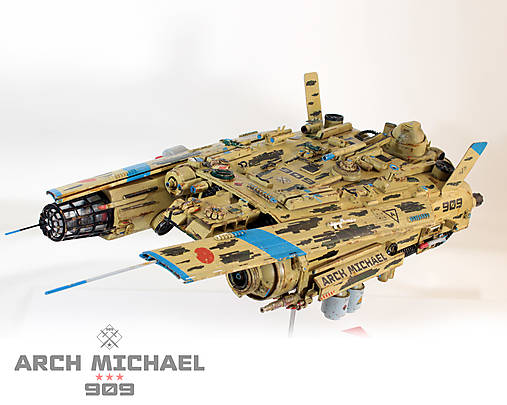 Model vesmírnej lode Stealth Interceptor / Zberateľský model / Vesmírna loď / Sci-fi model