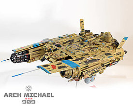 Hračky - Model vesmírnej lode Stealth Interceptor / Zberateľský model / Vesmírna loď / Sci-fi model - 15120552_
