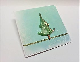 Papiernictvo - Pohľadnica ... stromček vianočný - 15124457_