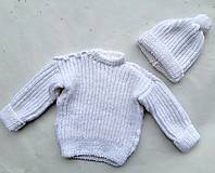 Detské oblečenie - Detský biely svetrík ;) - 15122104_