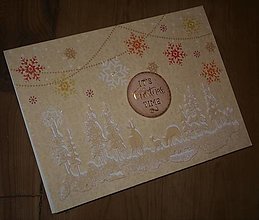 Papiernictvo - Vianočná pohľadnica It´s Christmas Time - 15123509_