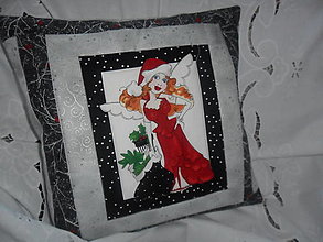 Úžitkový textil - Vianočná obliečka na vankúš - 15122884_
