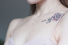 Náhrdelníky - Strieborný náhrdelník s perlou - 15126811_