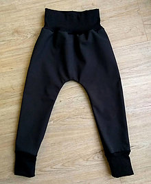Detské oblečenie - Čierne zimné softky. - 15128067_