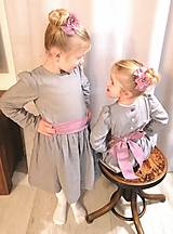Detské oblečenie - Ľanové šaty - 15129494_