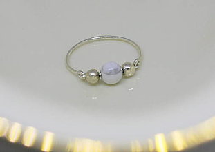 Prstene - Strieborný prsteň levanduľa (Strieborný prsteň magnezit) - 15125999_