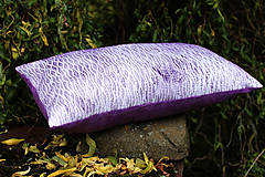 Úžitkový textil - Polštář fialový - 15130672_