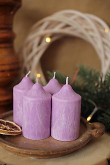 Svietidlá a sviečky - Adventné sviečky - 15130793_