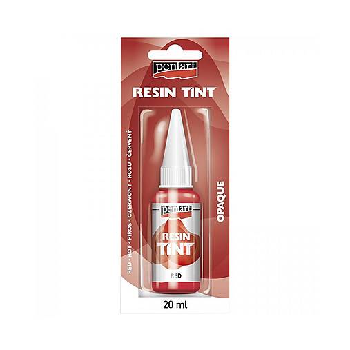 Farby-laky - Tekuté farbivo do živice 20 ml - Červené P40063 - 15130341_