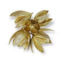 Suroviny - Sušený kvet WILDLILIE - Zlatý H00350 - 15129700_
