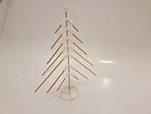 Dekorácie - Minimalistický vianočný stromček (Biela) - 15133475_
