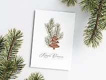 Papiernictvo - Vianočná pohľadnica Stromček - Krásne Vianoce - 15131573_
