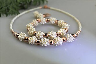 Náhrdelníky - perly pravé náhrdelník , náramok náušnice - 15135988_