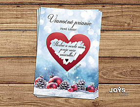 Papiernictvo - Vianočná stieracia kartička Oznámenie o čakaní bábätka s obálkou (Dizajn so šiškami a červenými guľami) - 15137935_