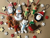 Dekorácie - Detské vianočné ozdoby na stromček - 15134871_