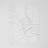 Úžitkový textil - Abstraktná deka s čiernymi čiarami - 15134296_