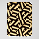 Úžitkový textil - Deka s moderným abstraktným vzorom - 15134526_
