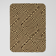 Úžitkový textil - Deka s moderným abstraktným vzorom - 15134526_