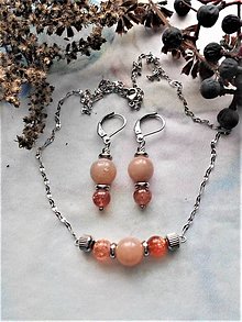 Sady šperkov - Slnečný kameň- set šperkov - 15139911_