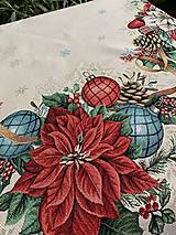 Úžitkový textil - Vianočný gobelínový obrus (140x140) - 15140423_