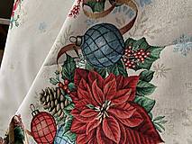 Úžitkový textil - Vianočný gobelínový obrus (140x140) - 15140424_